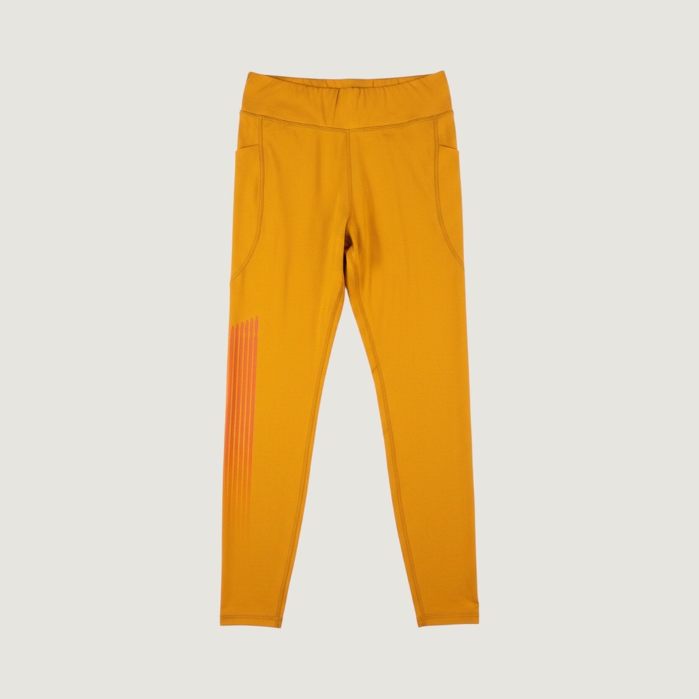 Savage X Fenty Sport High Waisted Pocket Leggings Golden Yellow Orange 2X